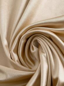 SHEIN Franclia Women's Spring/Summer Cinched Waist Sleeveless Dress, Women's Knit Satin Elastic Bodycon Dress Luxury Outfits Women Dresses Champagne Classy Dress Silk Dresses Satin Dress Elegant - Multicolor - View 3