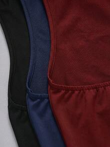 SHEIN Unity Áo liền thân không tay, cổ rộng, màu trơn, thoải mái, thoáng khí, kiểu dáng tối giản. - Nhiều màu - Xem 4