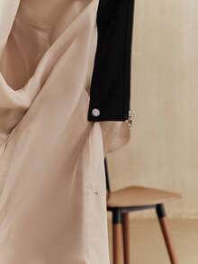 Anewsta 2026 Spring/Summer New Women's Windbreaker, Casual Detachable 2 In 1 Long Sleeve Windbreaker - Apricot - View 8