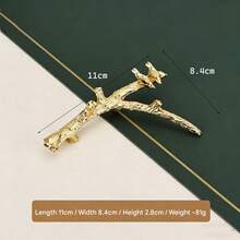 Cirelle Gold Branch Chopstick & Spoon Rest –Dual-Purpose Gold Spoon Holder, Unique Tableware Decor For Wedding Banquets, Fine Dining & Family Gatherings - Multicolor - View 3