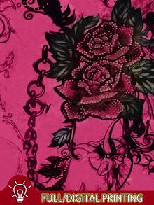 Glimmora 女士数码印花修身短袖T恤 - 彩色 - 查看 4