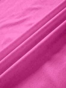 Glimmora Women's Casual Guitar Letter Print T-Shirt, Summer - Hot Pink - View 4