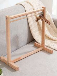 10-30厘米娃娃服装支撑架衣架木制衣架柜，适用于10-30厘米娃娃服装收纳，重生娃娃服装收纳（不含衣架） - 彩色 - 查看 4