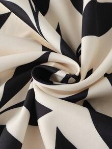 Franclia 女士休闲度假优雅外出约会装扮碎花褶皱A字裙，春夏款 - 彩色 - 查看 7