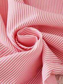 Tween Mädchen Weite Hose mit Streifen- und Karomuster, geeignet für Frühling, Sommer, Herbst Alltag und Schule - Pink - Übersicht 4