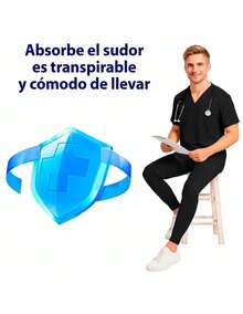 Men's Uniform | Scrub Type Surgical Bag For Use - 黑色 - 查看 7