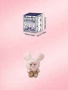 POKOJA LAND Caja ciega con diseño de conejo, con diseños faciales exquisitos y decoraciones de ropa hermosas. Se puede regalar a familiares y amigos. (Sin relleno de peluche), adecuado como regalo para amigos - Marea juega caja ciega - Ver 5