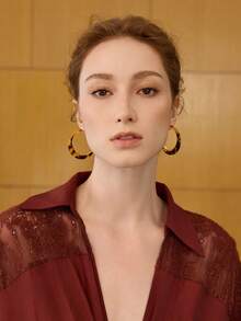 MOTF PREMIUM LEOPARD PRINT HOOP EARRINGS, RETRO CHIC EXAGGERATED EAR CLIPS EARRINGS FOR WOMEN