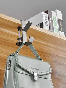 Portable Universal Metal Hanging Hook Organizer For Desk Backpack Office Storage Solutions Home Kitchen Accessory Holder Bathroom Shelf Storage Supplies Organizing Essential Gadget - Multicolor - View 3