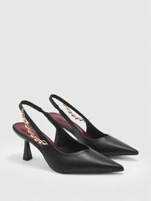 CUCCOO BIZCHIC Women's High-Heeled Shoes Valentine's Day - Black - View 6