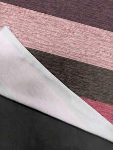 EMERY ROSE Áo nỉ nữ cỡ lớn, kiểu dáng thường ngày, in họa tiết sọc, cổ tròn, có khóa kéo. - Nhiều màu - Xem 6