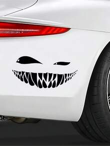 Zazumi Smiling Demon Gothic Vinyl Decal Waterproof Car Sticker For Window Bumper Laptop Motorcycle Helmet Spooky Decor Holiday Season Gift Ideas Must Haves - Multicolor - View 10