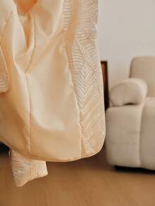 Anewsta 女士春夏香槟色优雅长袖单排扣西装外套，常规西装版型，采用质感光泽面料，简约而不失精致，适合工作通勤、休闲、商务活动、婚礼等场合。 - 金色 - 查看 8