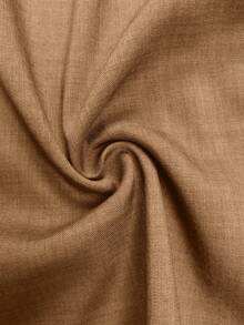 SHEIN Tall Ladies Weave An Elegant Summer Two Pieces Set For Vacation Commuting - Brown - View 5