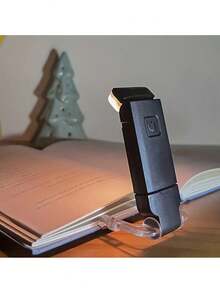 1PC Mini USB Rechargeable Reading Light - Portable Foldable, Warm & Cool Light, Eye-Care, 3 Adjustable Brightness Levels, Clip-On Book Light, Space-Saving Design, Suitable For Night Readers, Rechargeable For Reading, Work, Bedroom, Dorm Lamp - Multicolor - View 4