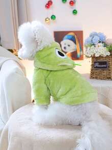 PETSIN 1 件通用柔软保暖怪物连帽运动衫服装，适合猫和狗