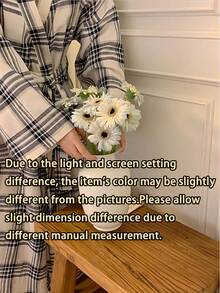 Japanese Nightgown Girl Spring And Autumn New Long-Sleeved Simple Casual Nightgown Long Kimono Ins Style Home Clothes - Apricot - View 2