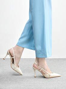 CUCCOO BIZCHIC Women's High-Heeled Shoes - White - View 4