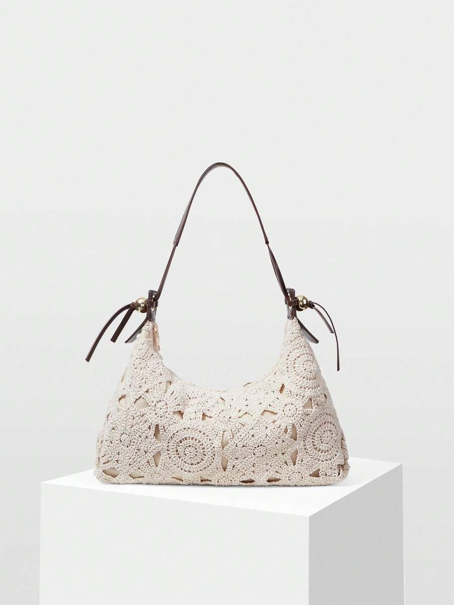 MOTF 女士单肩包 - 杏色 - 查看 2