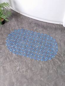 1pc Non-Slip Bathtub Mat, Medium Anti-Slip Shower Mat With Suction Cups And Drain Holes Transparent Bathroom Anti-Slip Mat Shower Room Floor Mat With Suction Cup, Toilet Waterproof Mat, Mildew-Proof And Antibacterial Shower Mat, Suitable For Shower Room, Bathtub, Toilet, Bathroom Anti-Slip Mat - Multicolor - View 9
