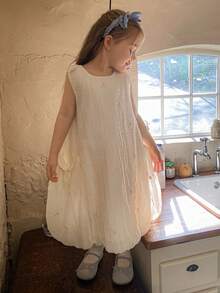 DAZY 女童无袖圆领连衣裙