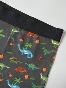 3条装男士印花平角内裤 - 彩色 - 查看 3