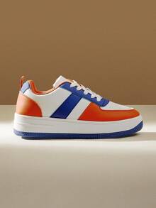 CUCCOO EASI 时尚厚底系带休闲女鞋，防水鞋头，适合秋冬季节及新年假期穿着，秋冬休闲鞋款 - 彩色 - 查看 3