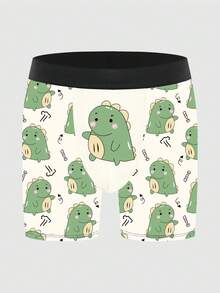 3条装男士印花平角内裤 - 彩色 - 查看 4