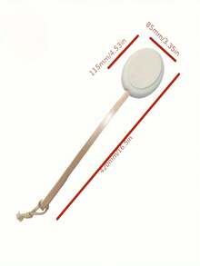 Dụng cụ chà lưng, Dành cho người cao tuổi, Phụ nữ, Kem dưỡng da, Dưỡng ẩm, Chống nắng, Kem chăm sóc da, Bàn chải làm sạch lưng, Cán gỗ tếch, Bàn chải chà cơ thể, Dụng cụ thoa kem dưỡng da, Bàn chải tắm. - Nhiều màu - Xem 8