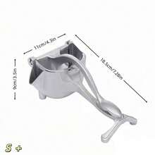 1件/S M L 铝制手动榨汁机 无需用电的厨房榨汁机 - 銀色 - 查看 10