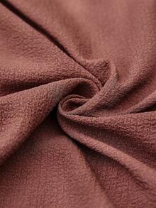 Freevana 波西米亚风印花拼接棕色吊带中长连衣裙，扭结镂空腰部开衩设计，休闲度假百搭，适合女性穿着。 - 棕色 - 查看 8