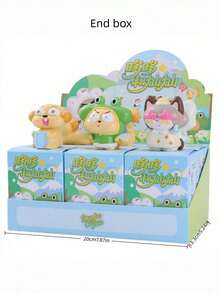 POKOJA LAND 1个树脂盲盒收藏人偶惊喜神秘玩具家居办公桌装饰生日礼物动漫主题摆件展示架装饰 - 彩色 - 查看 9