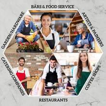 1pc/3pcs/6pcs Unisex Apron With 2 Spacious Pockets, Machine Washable, Suitable For Kitchen, Crafts, BBQ, Painting - Dark Green - View 3