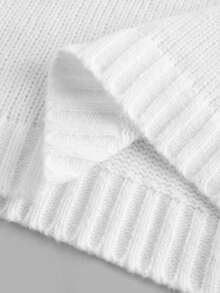 EMERY ROSE 女士休闲露肩毛衣 - 秋冬装。复古米色和粉色爱心图案，大地色系。适合休闲外出、度假、居家穿着，打造波西米亚风情，也是馈赠佳品，情人节礼物之选。 - 彩色 - 查看 9