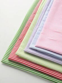 Colorful Striped Shirt Fabric - Multicolor Printed DIY Sewing Material For Fashion Shirts, Dressmaking & Craft Projects - Multicolor - View 7