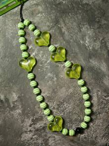 Rick and Morty X SHEIN 趣味双层手机壳，透明设计，经久耐用，时尚美观 - 星际旅行印花保护壳，兼容 11 - 17 Pro Max - 淺綠色 - 查看 7