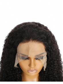 13x6 Pre Plucked Bleached Knots Deep Wave Lace Front Wigs Human Hair Glueless Wigs Human Hair 150% Density Transparent Lace Front Wigs Human Hair Bye Bye Knots - SNatural - View 6