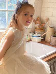 DAZY 女童无袖圆领连衣裙