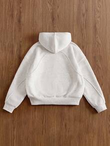 TOKVUE Men's Casual Zip-Up Hoodie Sweatshirt - Grey - View 2