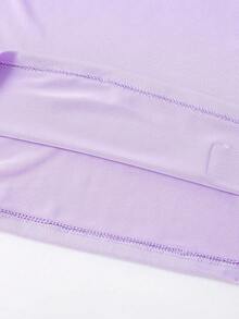 2件套少女休闲创意个性清新简约可爱时尚虚拟少女组合彩色星星图案字母印花T恤和骑行短裤套装，舒适日常穿着，适合春、夏、秋季。 - 彩色 - 查看 5