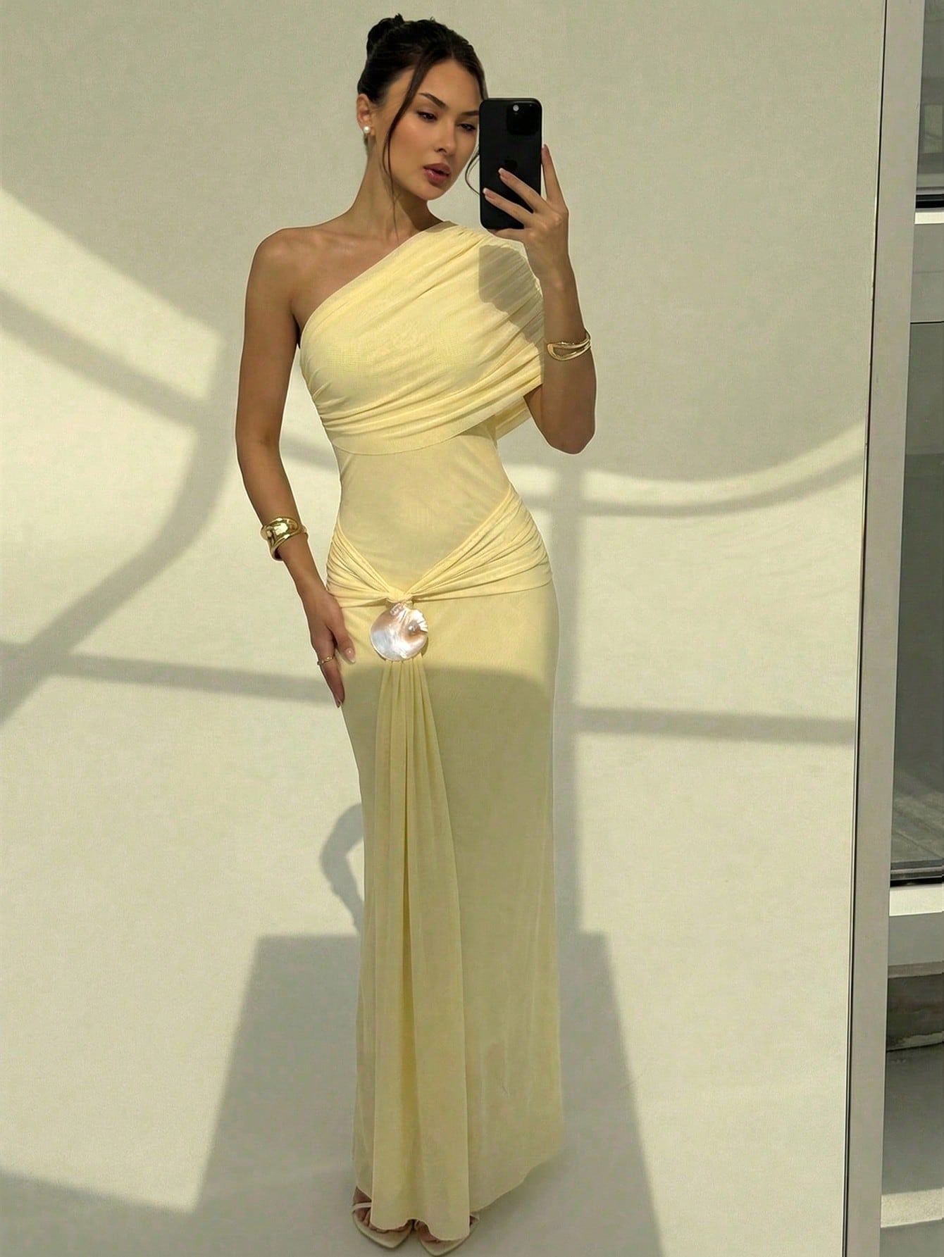 Aloruh فستان نسائي أنيق للعطلات والمواعيد، رقبة غي...