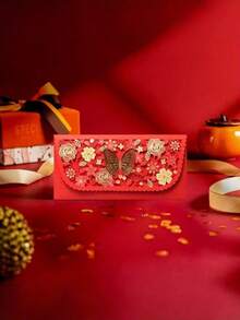 12 chiếc phong bì lì xì đỏ truyền thống, túi đựng tiền lì xì đỏ trang nhã, có thể bóc và dán lại, thích hợp cho Tết Nguyên Đán, đám cưới và sinh nhật, chất liệu giấy, phong bì đựng thiệp quà tặng. - Nhiều màu - Xem 4