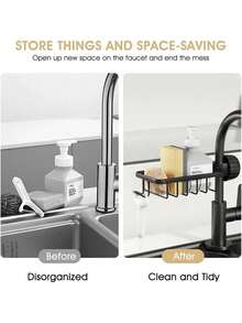 No Drilling Shower Rack - Space Aluminum Bathroom Storage Rack, Wall-Mounted Soap Rack For Shower, Toilet And Bathtub Storage - Multicolor - View 2
