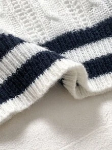 Coolane Women's Collegiate Style Casual Comfortable Sweater, Versatile, Suitable For Outings, Chic, Y2K - Multicolor - View 9