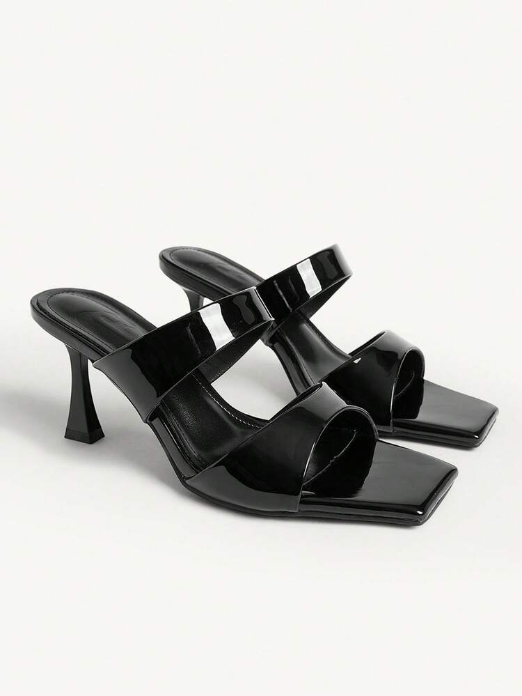 CUCCOO CHICEST Women's PU Leather Peep-Toe Fashion High Heel Sandals For Daily Wear Valentine's Day