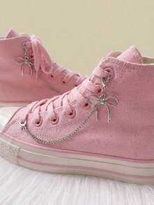 Joivida 4pcs Street Punk Style Shoe Charms, Suitable For DIY Casual And Sports Shoes. Aluminum Shoe Accessories - Perfect Fashion Decorations For Sneakers And Boots, Ideal For Both Men's And Women's Footwear - Silver - View 2