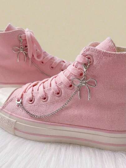 Joivida 4 st skoberlocker i street punk-stil, lämpliga för gör-det-själv-skor och sportskor. Skotillbehör i aluminium - perfekta modedekorationer för sneakers och stövlar, perfekta för både herr- och damskor.