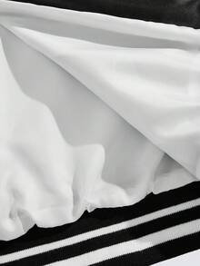 NEON BLANC Chaqueta casual tejida de estilo universitario para hombres - Azul Marino - Ver 5