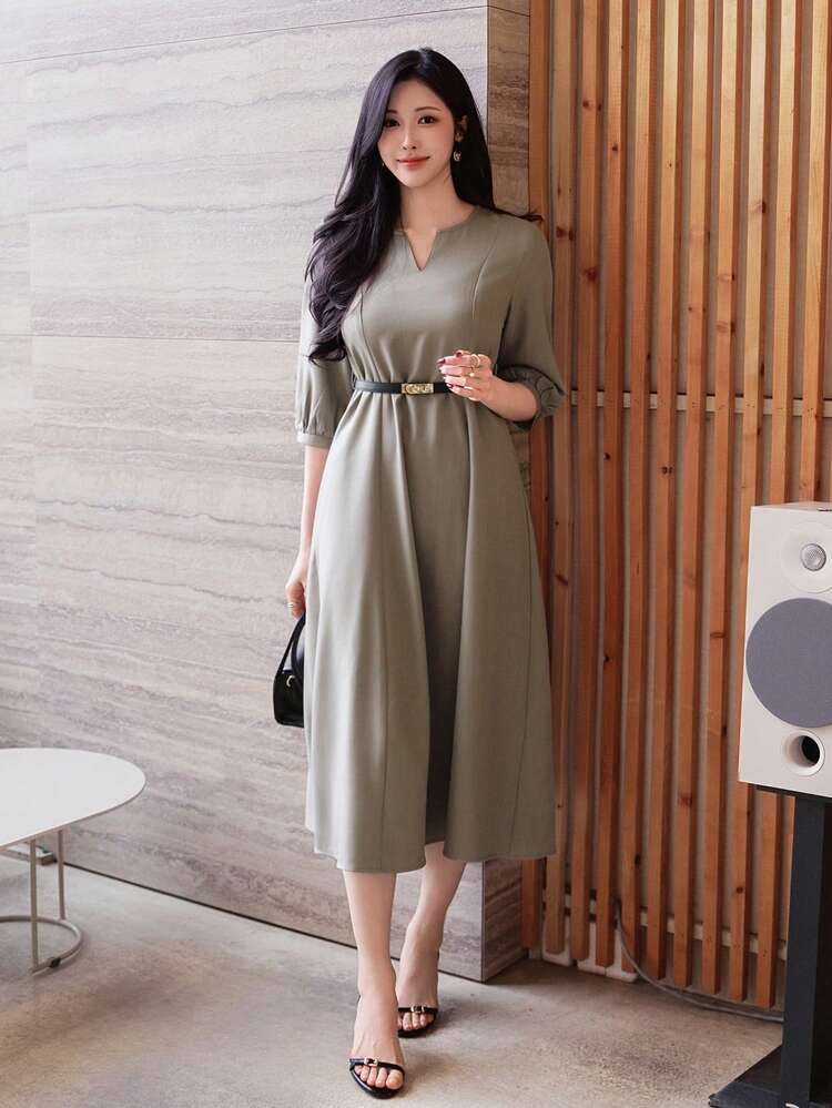 Elegant Long Dress For Women, Suitable For Spring/Summer, Weddings, Parties, Formal Occasions, Slim Fit, Waist Cinched Sundress
