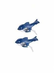 SHEIN 2pcs Beach Towel Clip Summer Portable Chair Holder Large Plastic Clothes Clip Parrot Watermelon Flamingo Ice Cream Pineapple Cactus Coconut Tree Style Clothesline, Graduation Season, Back To School Season Towel Clip - Multicolor - View 30